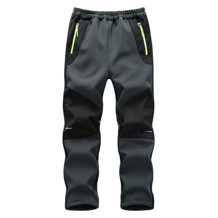 Honeeladyy Kids Snow Ski Pants Boys Girls Christmas Outdoor Waterproof Windproof Fleece Warm Hiking Snowboard Pants #Cd-Halloween Gifts