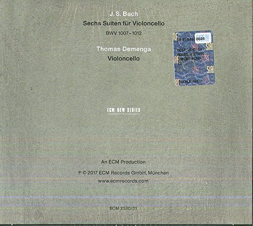 Thomas Demenga - Bach J.S.: The Six Cello Suites - Classical - CD