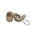 thumbnail image 2 of Mini Nail Trimmers, Keychain Portable Nail Clippers, Stainless Steel, Flip over Design, for Travel, Workspace Use, Compact Size, Easy to Carry, Durable Construction, for Adults, Ihhxbz | Gold, 2 of 9