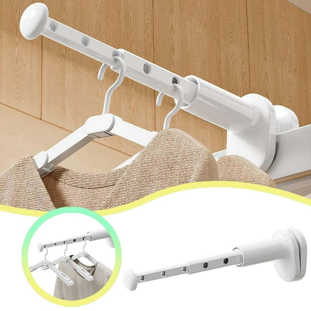 Portable Travel Clothes Drying Rack - Foldable Adjustable No Drill Hanging Organizer for Indoor Use for Hotels Travel and Home 2 Pack 2PCS