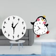 thumbnail image 2 of QSTDGVPW Ballet Dancing Girl Silent Mute Wall Clock Charming Decorative for Kitchen Office Home Cartoon Penguin Wooden Lovely Battery Powered Multifunctional Bedroom Home Decoration, 2 of 8