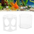 thumbnail image 4 of Birdcage Shape Fish ,  Material Durable Plastic Hexagonal Fish  A Multi-view And All-round Appreciation  For Fish  For Aquarium White,Black,Transparent, 4 of 8