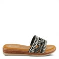thumbnail image 2 of Patrizia Women's LIMA Slide Wedge Sandals Black Multi EU 38 / US 7.5 - 8, 2 of 5