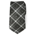 thumbnail image 2 of Mickey and Friends Charcoal Plaid Men's Tie, 2 of 3