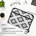 thumbnail image 6 of Organ Folder 14.2 x 0.8 x 10.6 Inches 13 Separate Pockets A4 Size Documents Folder A Sort Storage File Manager For The Home Office Black and White Pattern, 6 of 7