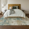 thumbnail image 6 of Addison Rugs Mayfield Washable Transitional Soft Abstract Teal Rectangle Rug, 9' x 12', 6 of 6