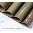 thumbnail image 3 of RENMTURE Faux Leather Placemats,Cup mat,Non-Slip, for Kitchen Dining Table,Conference,Restaurant,Coffee Shop (Walnut Brown, Rectangle)_Gift Of G, 3 of 5