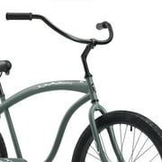 Firmstrong Bruiser Single Speed Mens 26 In Beach Cruiser Bike, Army Green