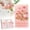 Pink, variant on 3D Oil Painting Savings Book - 100 Day Envelope Challenge Wallet - Portable Money Saving Planner with Button Closure - 1 Pack Purple