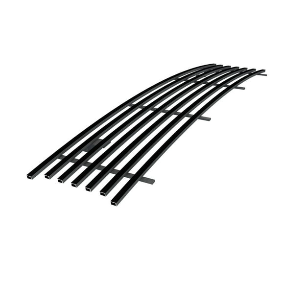 APS Premium Stainless Steel Black 8x6 Horizontal Billet Grille Insert Compatible with Ford F-250 F-350 F-450 F-550 SD 2011-2016 Lower Bumper N19-J92866F
