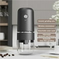thumbnail image 1 of Electric Coffee Machine Portable One-button Start Automatic Power Off Rechargeable Small Coffee Bean Grinder New, 1 of 6