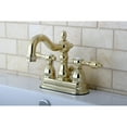 thumbnail image 2 of Kingston Brass KB1602TAL 4 in. Centerset Bathroom Faucet, Polished Brass, 2 of 5