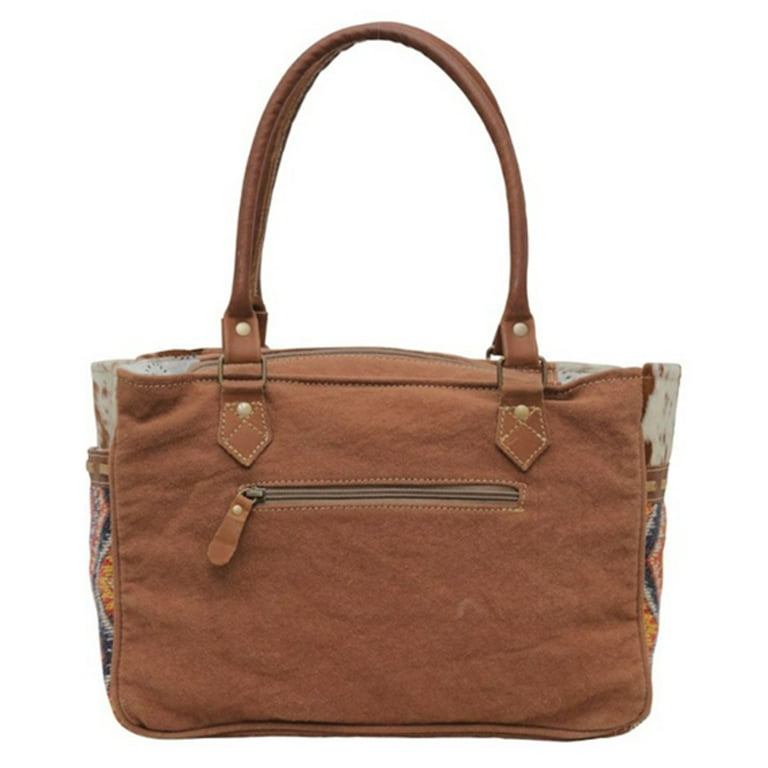 Myra Bag Women s Cowhide Embroidery Tote Multi One Size Walmart