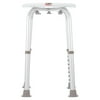 Carex Compact Round Shower Stool, Height Adjustable, Tool-Free Assembly, 250 lb Weight Capacity