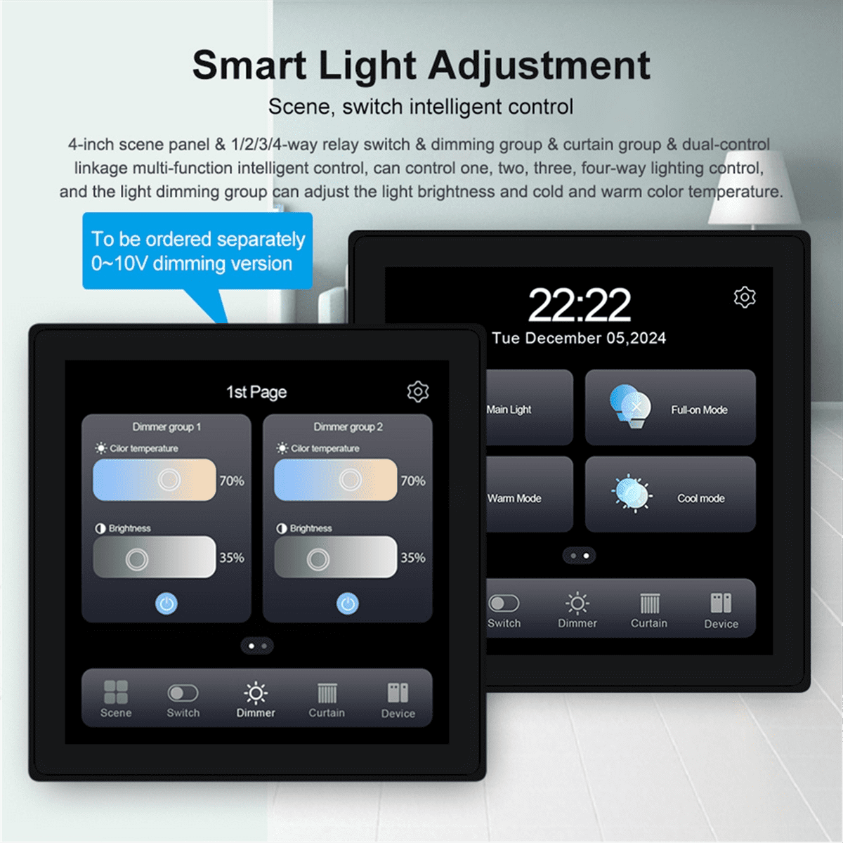 Tuya T3E Pro Smart Control Panel Switch Touch Screen Panel Switch Zigbee Intelligent Home Wall Push Light Switch Black