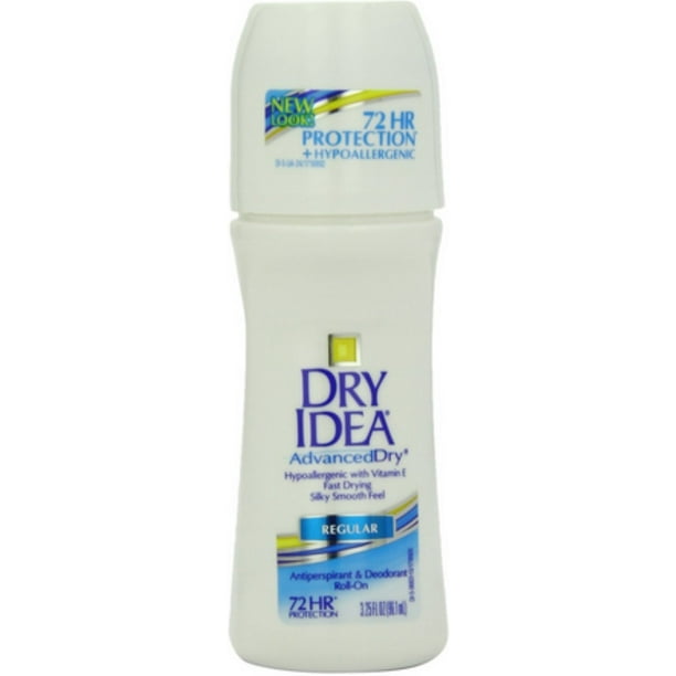 Dry Idea AntiPerspirant Deodorant RollOn Regular 3.25 oz (Pack of 4) Dry Idea AntiPerspirant Deodorant RollOn Regular 3.25 oz (Pack of 4)