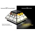 thumbnail image 4 of 5x5/4x4/3.5x3.5 Stained Glass Wellington Solar Post Cap - 2 Pack, 4 of 8