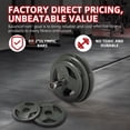 thumbnail image 4 of BalanceFrom Cast Iron Weight Plates，1-Inch or 2-Inch Center Hole, Multiple Sizes & Sets Available，for Strength Training & Weightlifting, 4 of 7