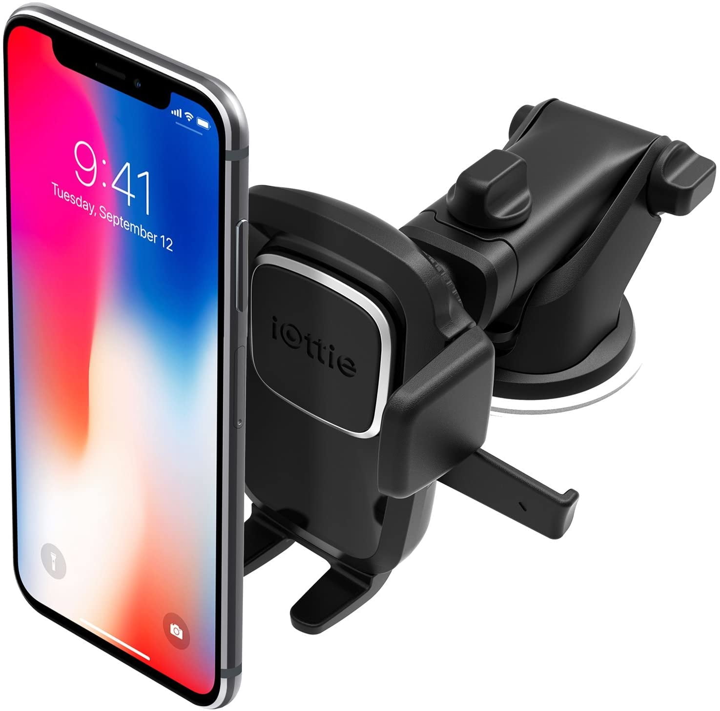 Compatible with All Types of Devices Android/iPhone Dashboard and Windshield Phone Holder with Strong Suction Base Cobao Cell Phone Holder for Car
