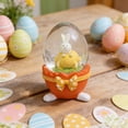 thumbnail image 3 of Creatine Easter Egg Rabbit Figurine Desktop Ornament Resin Artwork For Home, 3 of 6