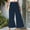 Navy, variant on Capri Pants for Women Casual Loose Elastic Waist Cropped Wide Leg Pants High Elastic Palazzo Trousers with Pockets Capris