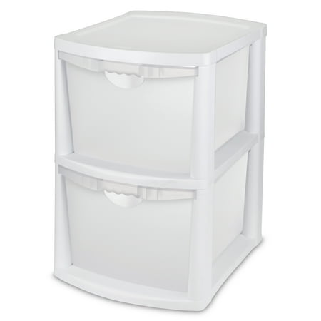 Sterilite 2 Bin Storage System White Walmart Com