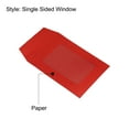 thumbnail image 4 of Uxcell 3'' Clear Single Sided Mailing Photos Full Face Window Envelopes, Red 10 Pack, 4 of 5