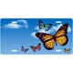 Papillons avec des Nuages Plaque d'Immatriculation – image 1 sur 2
