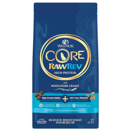 Wellness CORE RawRev Wholesome Grains Ocean Recipe, 4 Pound Bag