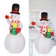 thumbnail image 5 of Muñeco de nieve inflable, muñeco de nieve inflable de 1,5 m de altura Decoraciones navideñas Muñeco de nieve inflable Muñeco de nieve navideño con luz LED Diseño revolucionario, 5 of 9