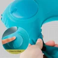 thumbnail image 3 of Car Portable Neck Protection U-shaped Compression Inflatable Pillow, Outdoor Nap, Camping, Travel Flocking PVC Airplane Pillow, 3 of 6