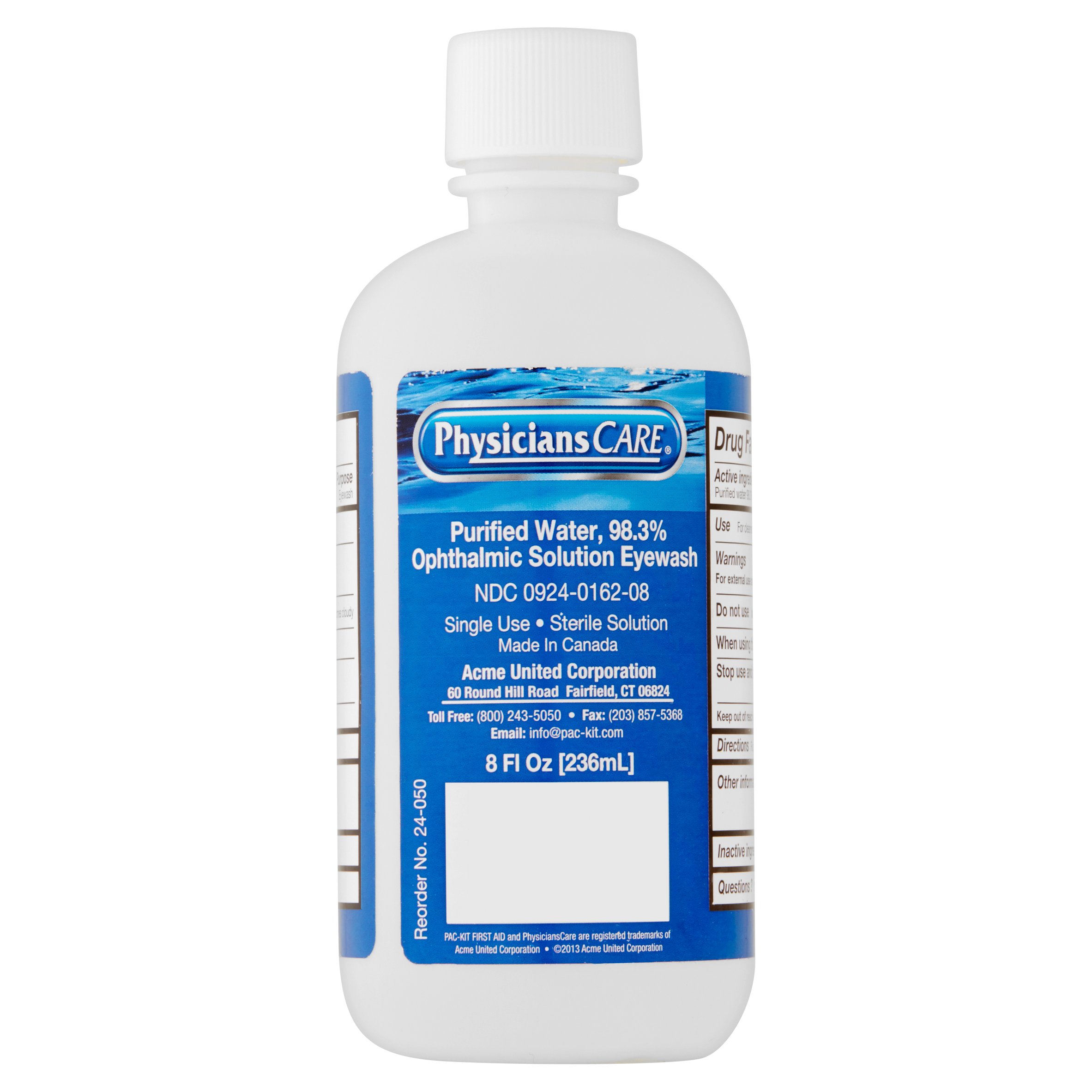 Physicians Care Ophthalmic Solution Eyewash, 8 fl oz