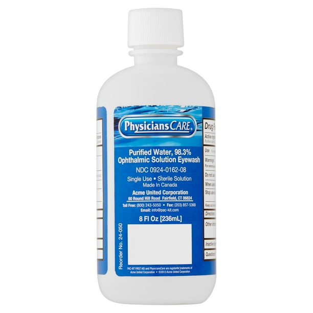 Physicians Care Ophthalmic Solution Eyewash, 8 fl oz