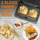 thumbnail image 2 of Prensa eléctrica para panini Baker's Friend Mini parrilla de 2 rebanadas, 2 of 7
