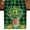 Green Gold Dark Green, variant on Table Runners 36 Inches Long Dress Scarves, St. Patrick's Day Farmhouse Kitchen Table Runner, Short Coffee Tablerunners, Spring Botanical Clovers Coin Green Check 13x36 Inch