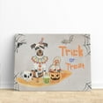 thumbnail image 3 of Trick or Treat Miniature Pinscher Funny Mummy Cosplay Pumpkin Candy Basket Horizontal Matte Canvas Poster Mini Pin Dog Lover Wall Art Home Decor - 12016, 3 of 5