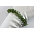 thumbnail image 4 of Jade Bracelet Green Nephrite Round and Triangle Shaped Smooth Stones, 8" Designed for Adult Women, 4 of 5