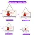 thumbnail image 5 of Happy Valentine's Day Mastiff Brings Love Heart Landscape Wood Sign Mastiffs Dog Lover Gifts Idea Hanging Wall Home Decor - 02028, 5 of 5