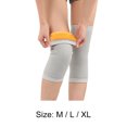 thumbnail image 2 of Rodillera de forro polar grueso, rodillera elástica para esquiar, ciclismo (gris XL) Ehuebsd Para estrenar, 2 of 7
