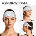 thumbnail image 6 of Headbands For Women/Men, Math Formula Print Elastic Soft Sweat Band Sports Hair Bands For Women & Men'S Hair, Moisture Wicking Workout Head Bands For Running, Gym,Yoga, 6 of 8