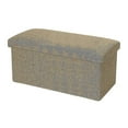 thumbnail image 1 of Boîte de Rangement Capacité de Charge Élevée Pliable en Tissu Ottoman de Rangement Polyvalent Cube Siège pour la Maison Qinhai, 1 of 5