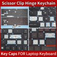 thumbnail image 1 of Replacement Keycap Clip&Hinge For MSI GE63 GE73 GP73 GE73VR GS73 MS-17C1 17C5 17B7 GE62VR GP62 GT72 GS60 Keyboard Keys 2 Keycap and Hinge, 1 of 5