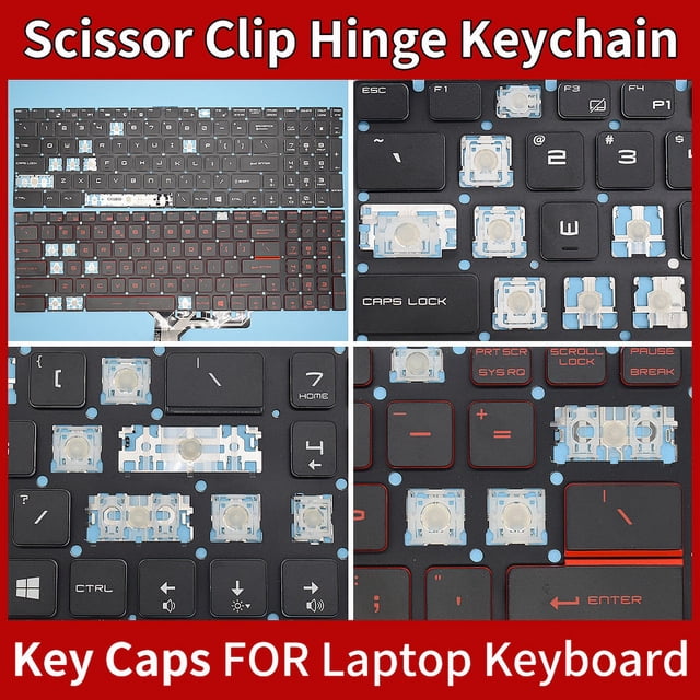 Replacement Keycap Clip&Hinge For MSI GE63 GE73 GP73 GE73VR GS73 MS-17C1 17C5 17B7 GE62VR GP62 GT72 GS60 Keyboard Keys 2 Keycap and Hinge
