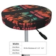 thumbnail image 4 of Lsque Go Surfer Round Bar chair cushion covers Velvet Fabric Premium Comfort Protects from Scratches and Stains for 14-17 Inch Chair- 14 inch, 4 of 7