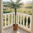 thumbnail image 4 of 6ft Tall Artificial Palm Tree for Outdoor Indoor Decor, Large Faux Coconut Silk Palm Tree Tropical Fake Tree Perfect for Outside Patio Poolside Home Office Decor (Set of 2), 4 of 6