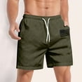 thumbnail image 6 of OHGOD Men Short, Mens Shorts Casual Big and Tall, Mens Chino Shorts 6 Inch Inseam, 1 * Man Shorts - Army Green - L, 6 of 6
