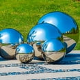 thumbnail image 4 of KHBUAB 5Pcs Metal Balls Mirror Polished for Garden Spheres Home Office Decoration 1.97in 3.03in 3.94in 5.31in 5.91in, 4 of 8