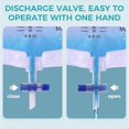 thumbnail image 5 of Urinary Drainage Bag with Anti-Reflux Chamber, Urine Bag with 1500 mL Volume(5, 5 of 5