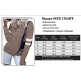 thumbnail image 5 of Womens Casual Sweatshirts Color Block Long Sleeve Sweaters Buttons Henley, 5 of 5