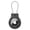 Black, variant on SENHAWK AirTag Metal Keychain with Steel Wire Cable, Secure Lock Aluminum Alloy Holder, Compatible with Apple AirTag, Anti-Theft GPS Tracker Case for Luggage Keys